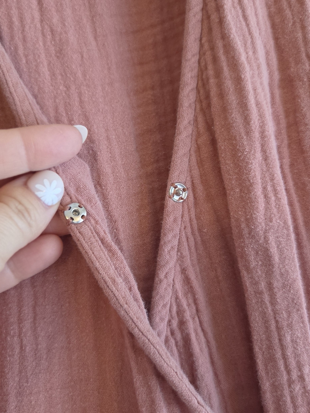 Universal Thread Dusty Rose Wrap Tiered Midi Dress - Picture 5 of 8